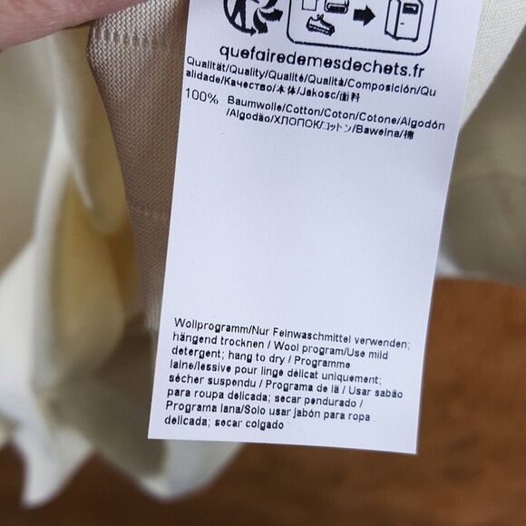 HUGO BOSS X PORSCHE Mens Polo Shirt Large Ivory Mercerised Cotton PARLAY $178 - Picture 6 of 9